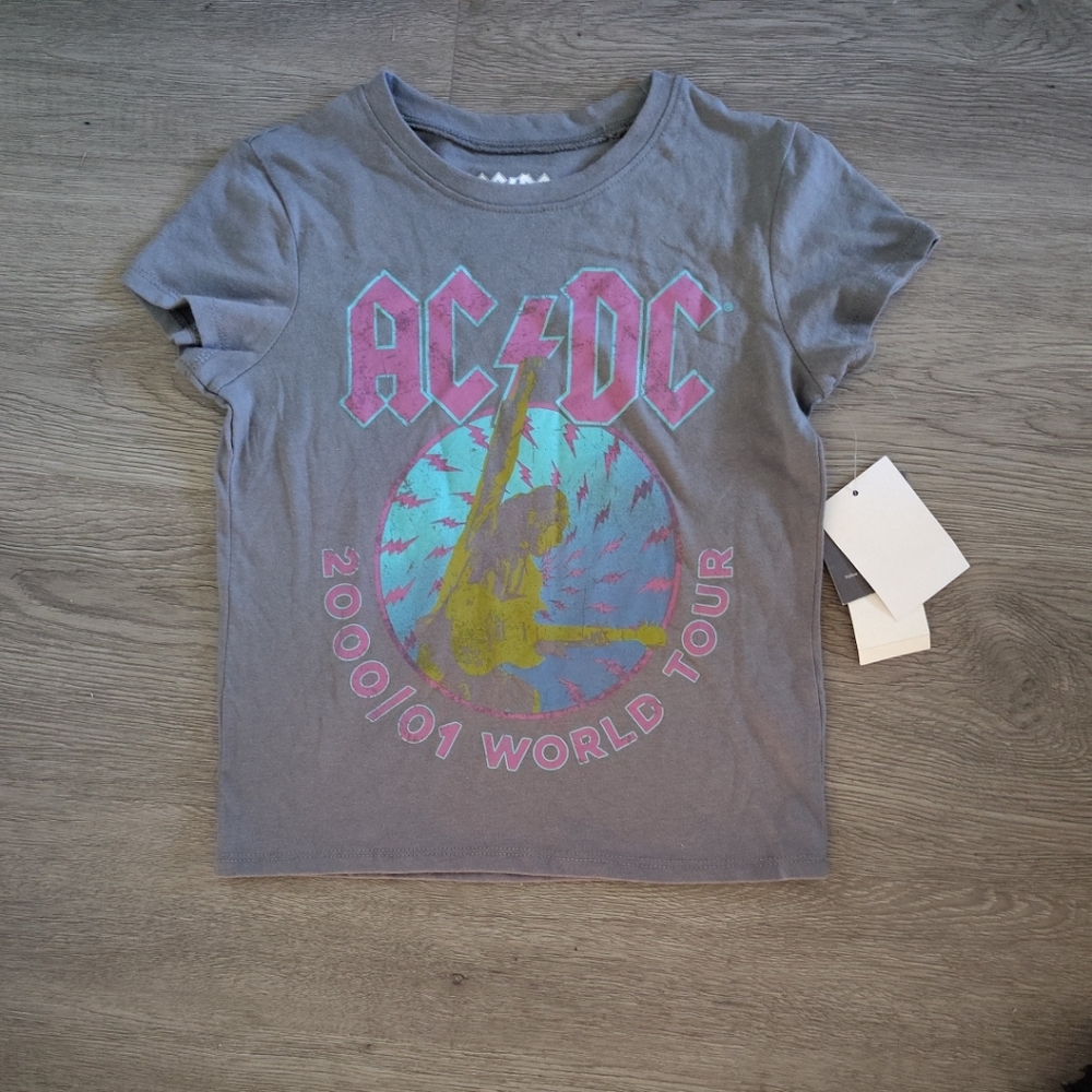 Gray Graphic Kids AC/DC T-Shirt